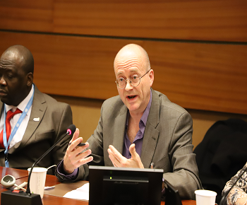 Publication: Mr. Timothy Foxley speaking during EFSAS Side-event on the sidelines of the 52nd Session of the UNHRC