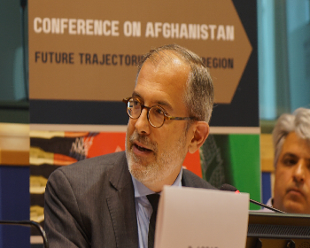 Publication: EU Ambassador to Afghanistan, Mr. Andreas von Brandt speaking during EFSAS Conference in EU Parliament
