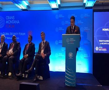 Publication: EFSAS speaks on Terrorism in South Asia at prestigious Crans Montana Forum in Geneva