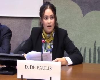 Publication: Ms. Danielle DePaulis (EFSAS) speaking on Asylum and Terrorism during 39th Session UNHRC