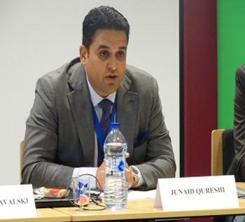 Publication: Mr. Junaid Qureshi (EFSAS) speaking on CPEC at the University of Louvain, Belgium