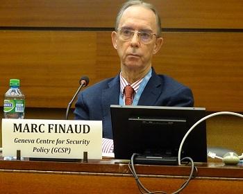 Publication: Mr. Marc Finaud (GCSP) speaking during EFSAS Side-event at the 40th Session of UNHRC