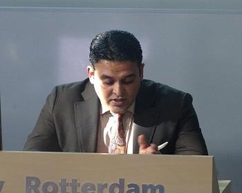 Publication: Mr. Junaid Qureshi (EFSAS) speaking during Panel Discussion on China's Belt and Road Initiative at the Erasmus University
