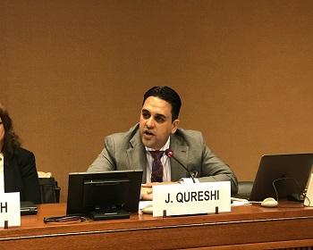 Publication: Mr. Junaid Qureshi (EFSAS) speaking on CPEC and Jammu & Kashmir during the 40th Session of UNHRC