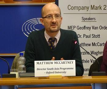 Publication: Dr. Matthew McCartney (Oxford University) speaking during EFSAS Seminar in EU Parliament