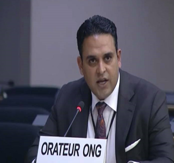 Publication: In the Media: Mr. Junaid Qureshi (EFSAS) speaking at the 45th Session of the UNHRC General Debate