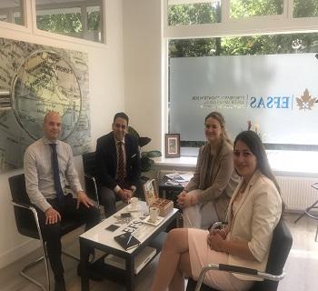 Publication: EFSAS welcomes Associate Fellow of the Clingendael Institute at its office