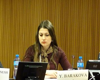 Publication: Ms. Yoana Barakova (EFSAS) discussing the legal framework on child soldiers during the 40th Session of UNHRC