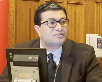 Publication: Burzine Waghmar speaking during EFSAS Conference in House of Commons