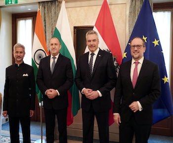 Publication: India’s External Affairs Minister, on a visit to Austria, urges European nations to condemn terrorism emanating from Pakistan