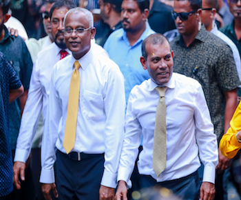 Publication: President Solih and Speaker Nasheed need to work in unison to preserve the fragile democracy in the Maldives