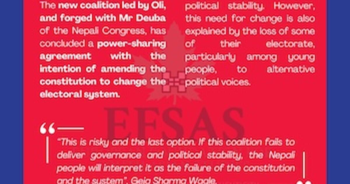 Nepal's Political Terrain :: EFSAS